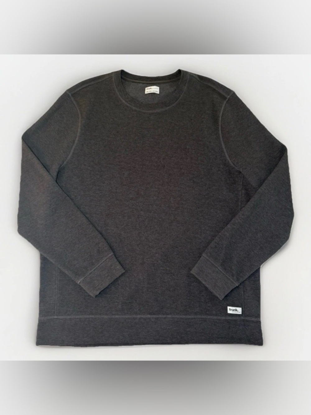 Frank and Oak Men's Black Gray Crewneck
Sweatshirt Size XXL Luxe Heavy $90 - Picture 1 of 7